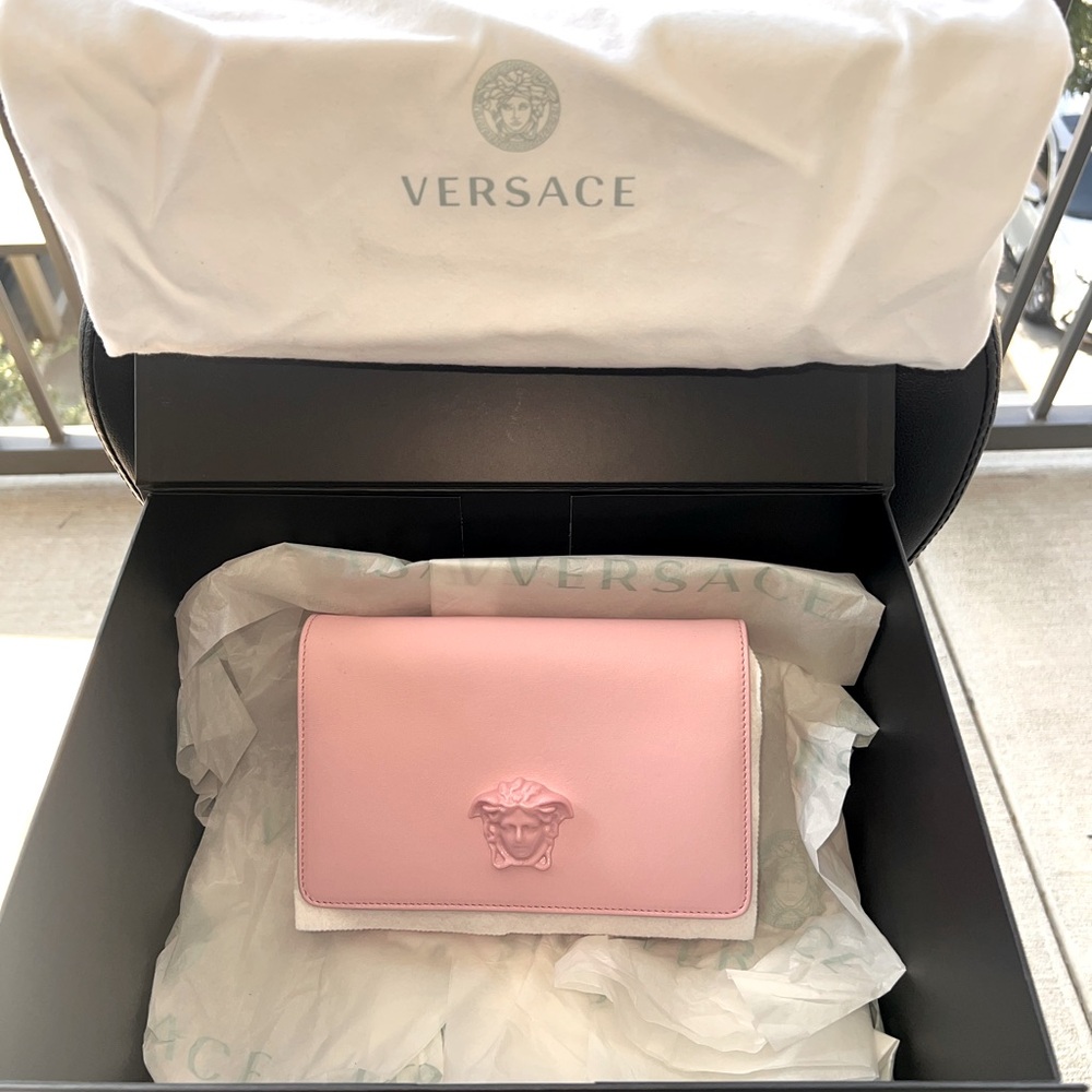 Versace Sera Nappa Clutch